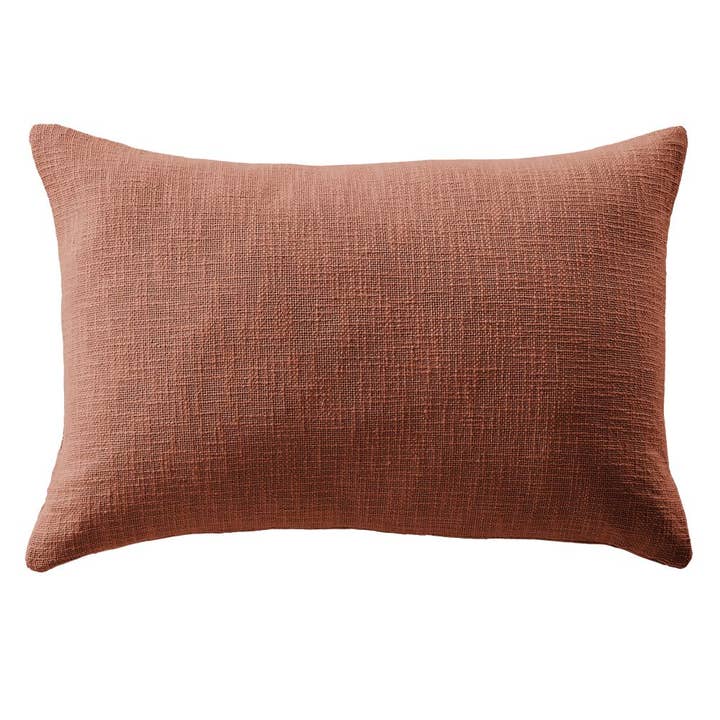 Cojín 40x60 cm Algodón Terracota para venta al por mayor de Housse De Rêve