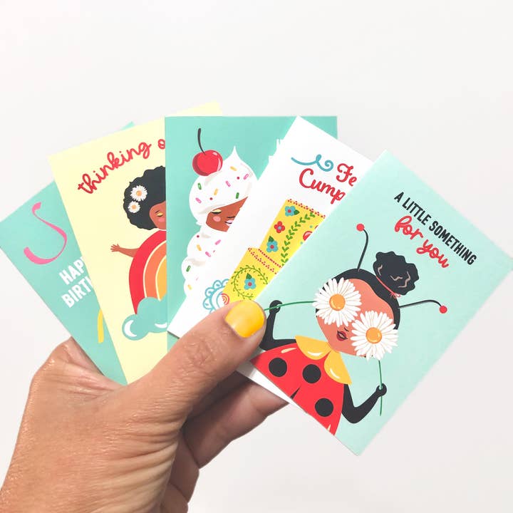 Lucy Loves Paper - Wholesale Baby Card - Hola Baby | Enclosure Size, New Baby Card In Spanish3