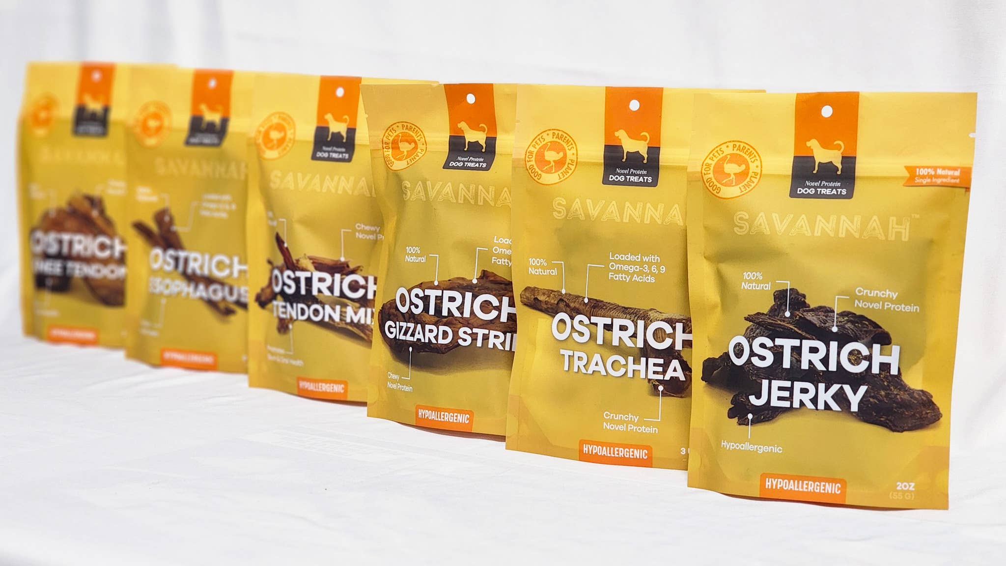 Savannah Pet Food - Wholesale Pet Treats - Dog - Ostrich Foot Bone Single-ingredient Novel Protein Dog Treat5