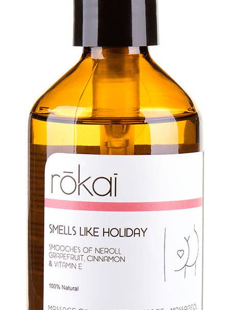 Huile de massage naturelle Smells Like Holiday 250 ml pour la vente par Rokai