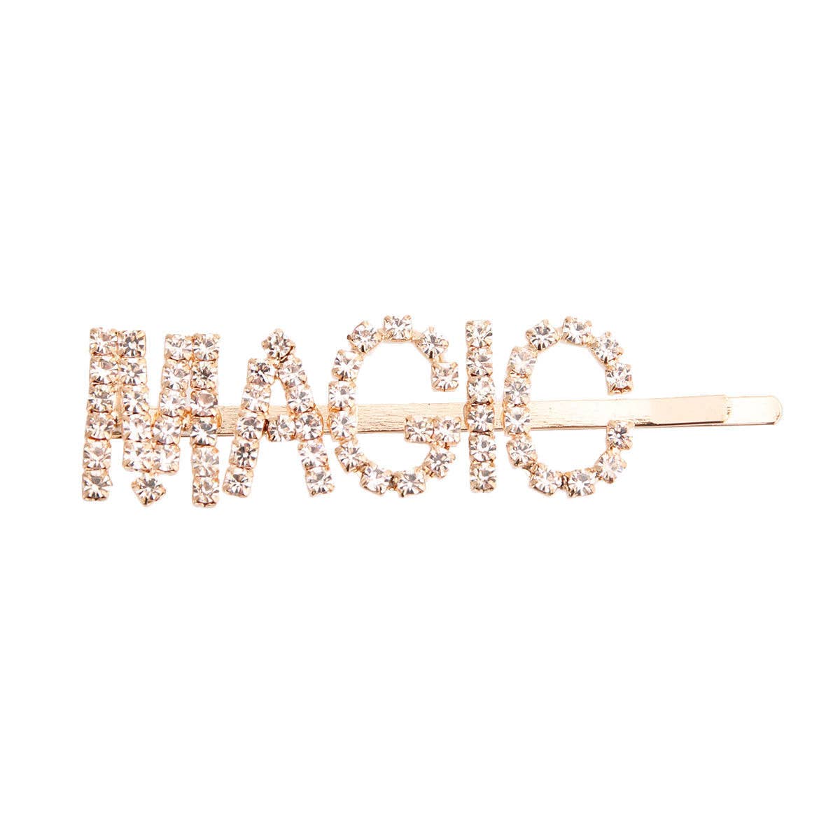 Clear Gold MAGIC Sparkle Hair Pin|2.85 inches for wholesale on Faire0