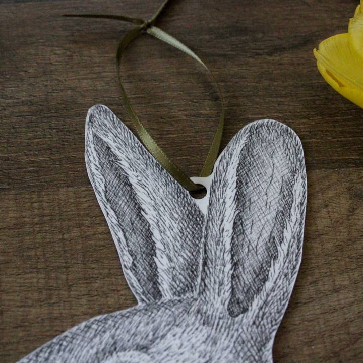 Mackenzie Myrick Studio - Wholesale Wall Accent - The Painter | Articulated Rabbit Decoration8