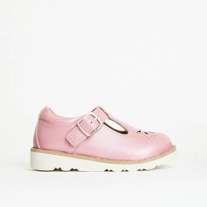 Luna Pink Metallic Girls Kids Shoe for wholesale by PRENTA Shoes