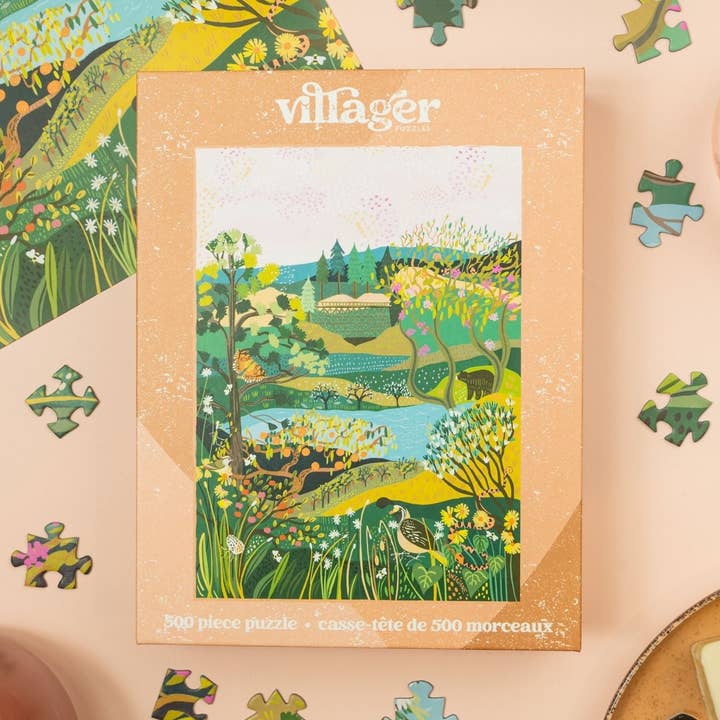 Puzzle Valle Okanagan 500 pezzi | Design canadese per la vendita all'ingrosso da parte di Villager Puzzles