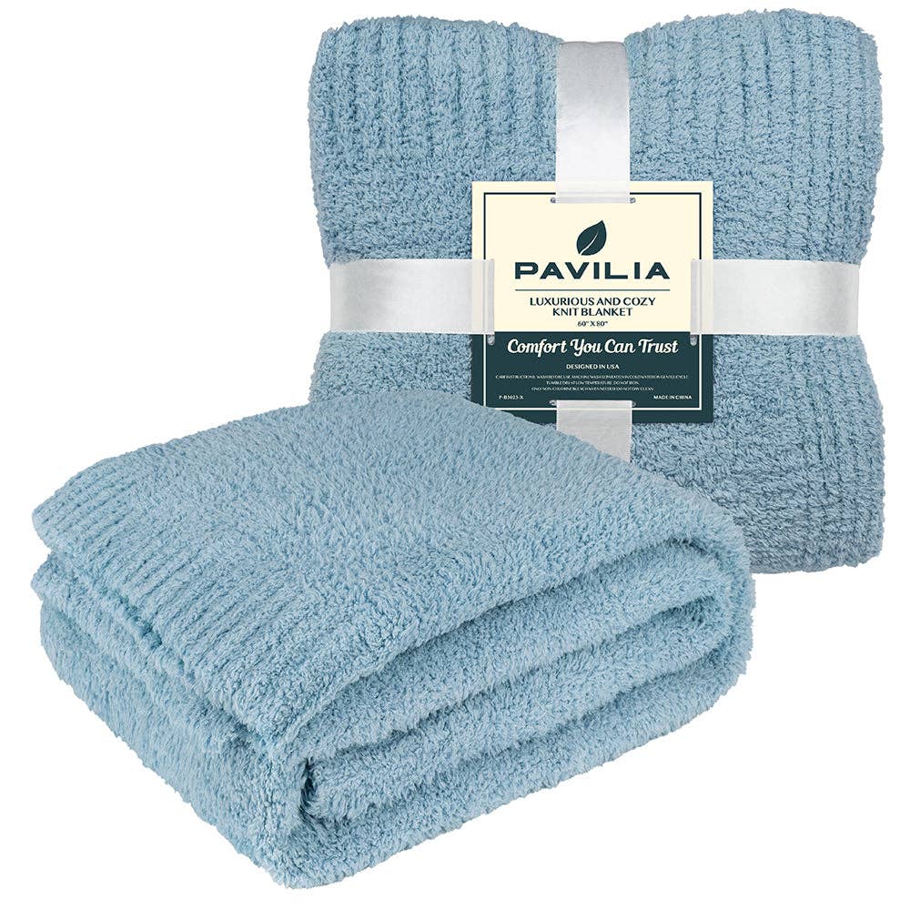 Pavilia – wholesale Throw blanket – Buttery Soft Fluffy Knit Blanket66