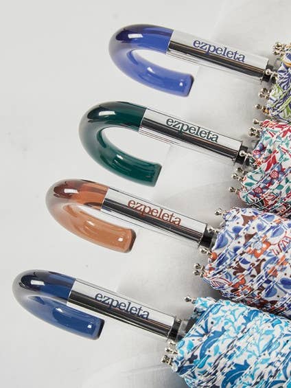 EZPELETA manual folding umbrella Flor Morris. for wholesale by Ezpeleta