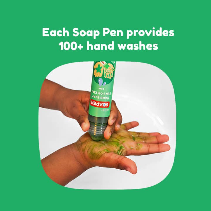 SOAPEN - Wholesale Hand Soap/Wash - Kids & Baby - Green - Hand Soap Pen for Kids1