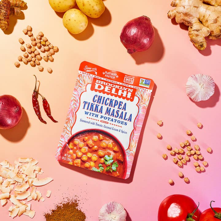 Brooklyn Delhi - Wholesale Shelf Stable Prepared Meal - Chickpea Tikka Masala with Potatoes2