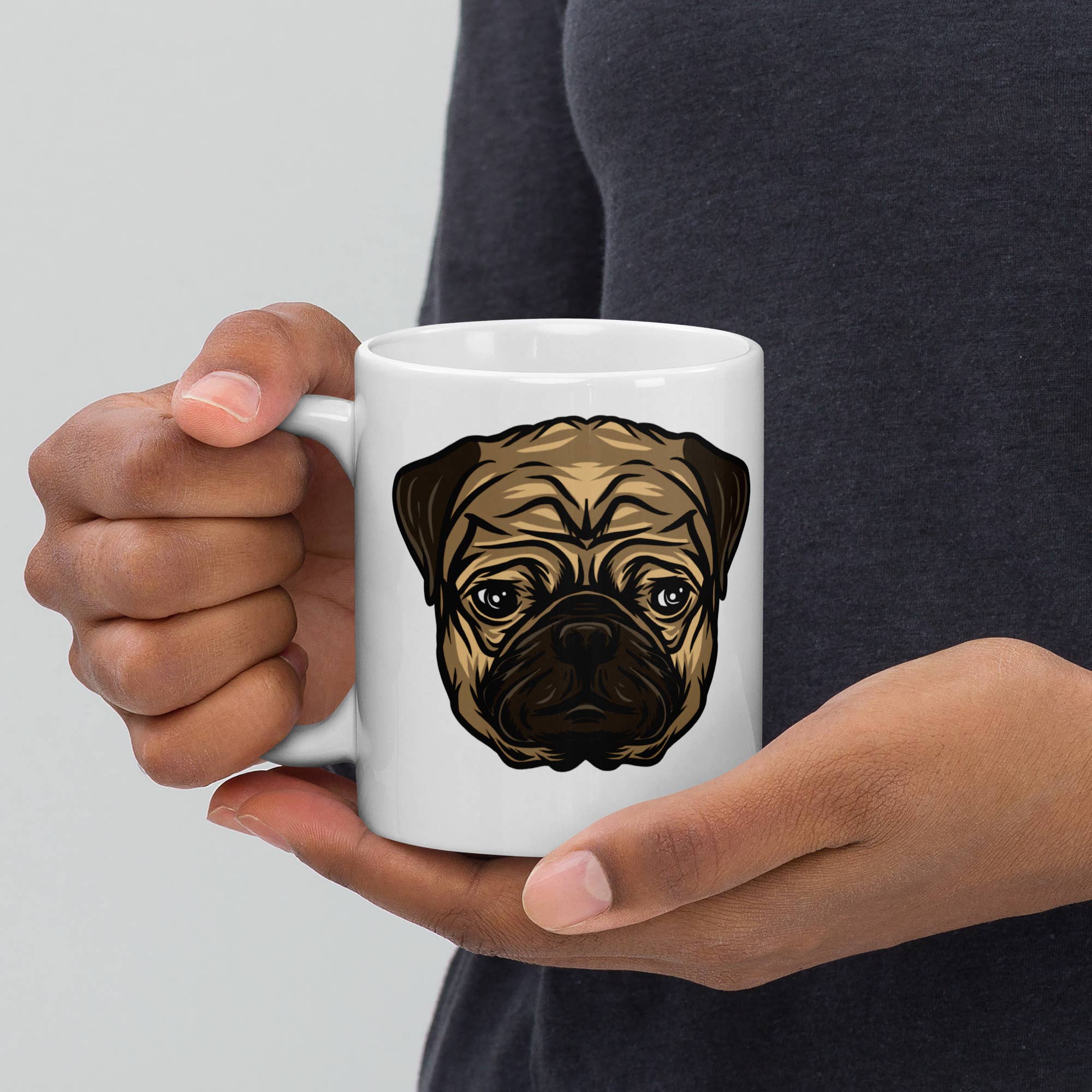 Club No-Kill 2027 Coffee Mugs - Wholesale Coffee Mug - Vinny the Pug Coffee Mugs                                 6