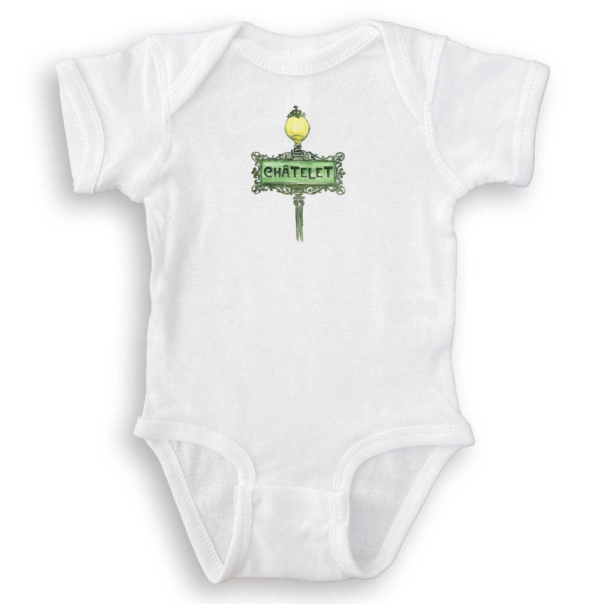 French Graffiti – Großhandel Geschirrtücher – Metroschild Chatelet Paris14