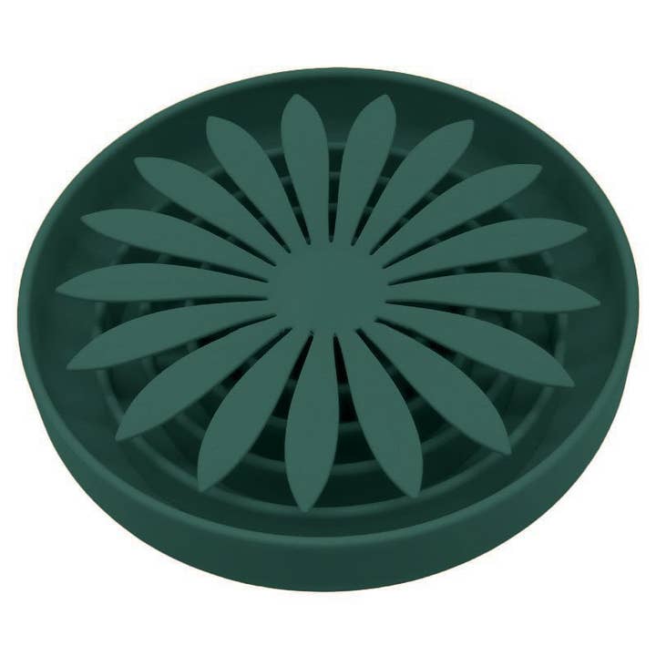 Langsamer Futterspender aus Silikon mit Blumenmuster für den Großhandel von Les Chiens D’abord