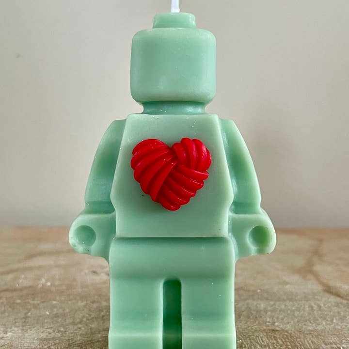 Comme Tu Veux - Wholesale Novelty Candle - Candle Robot Heart2