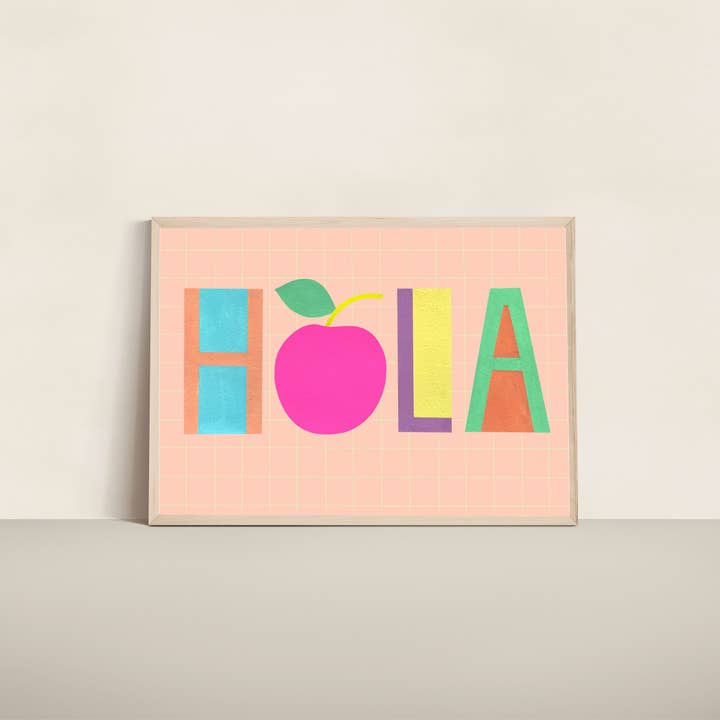 Hola Glicée Print A4 for engroshandel hos House of Clouds