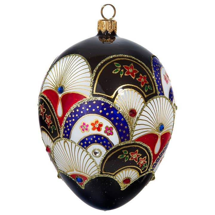 Japansk fanjuveleret æggepynt for engroshandel hos Joy To The World Collectibles