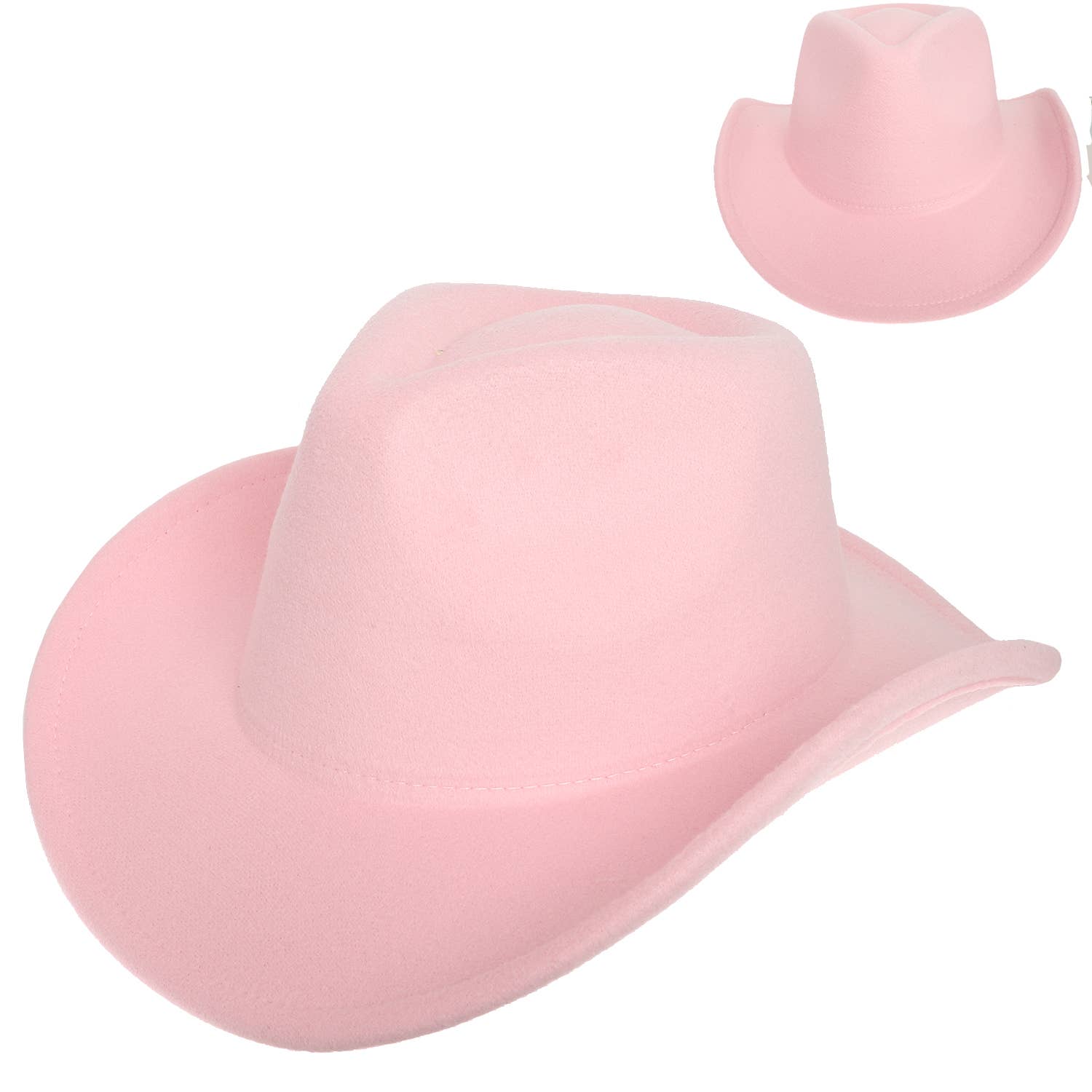 SP Sophia Collection - Wholesale Cowboy Hat - Women's - Fashion Western Felt Wide Up Brim Cowboy Hat 2