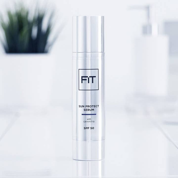 Beauty Goddess - Vente Crèmes solaires - Sérum Protecteur Solaire FIT avec Oxy-Fit-10 SPF 50 - 100ml0