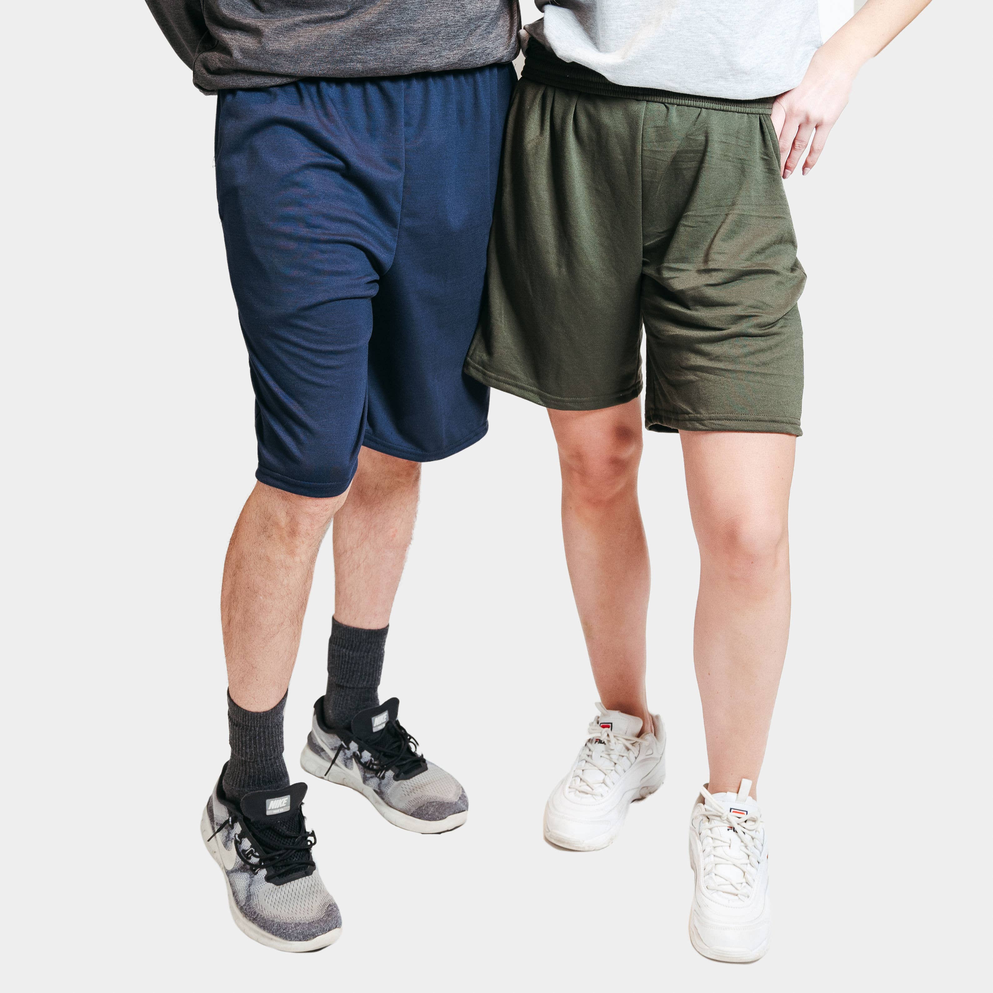 Soul Perch – wholesale Loungeshorts – Herr – Franska frotté lounge shorts oliv Medium5