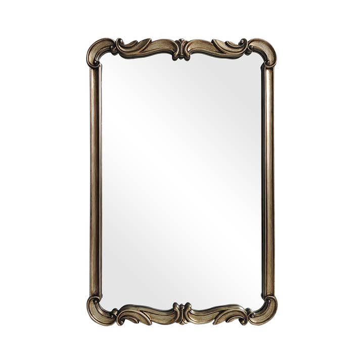 Miroir mural en argent antique Asbille pour la vente par Howard Elliott on Faire