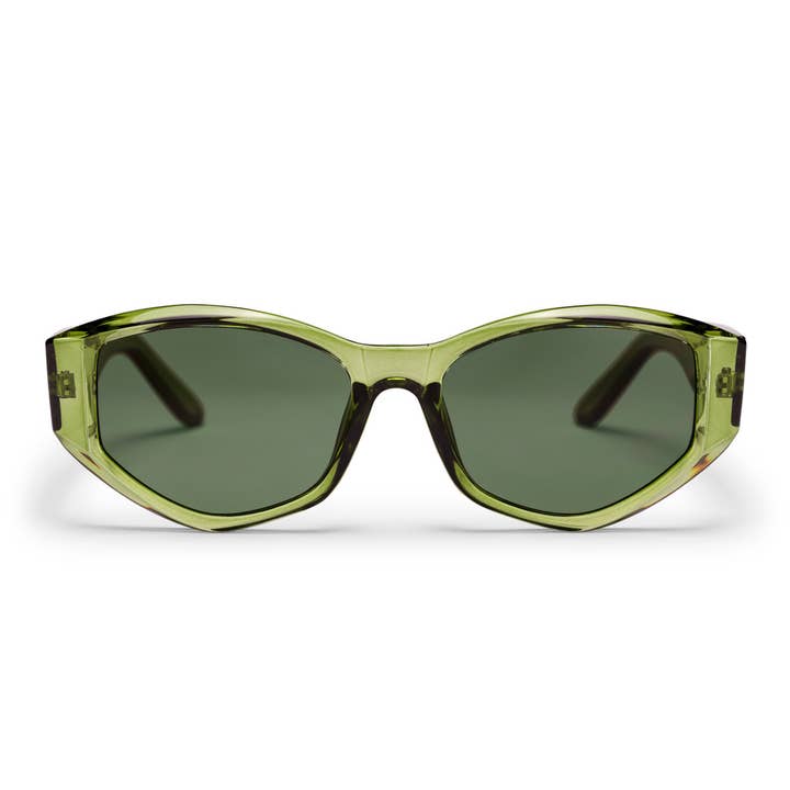 MARINA forest green recycled sunglasses for wholesale by CHPO