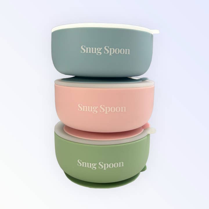 Snug Spoon - Wholesale Bowl - Silicone Suction Bowl with Lid