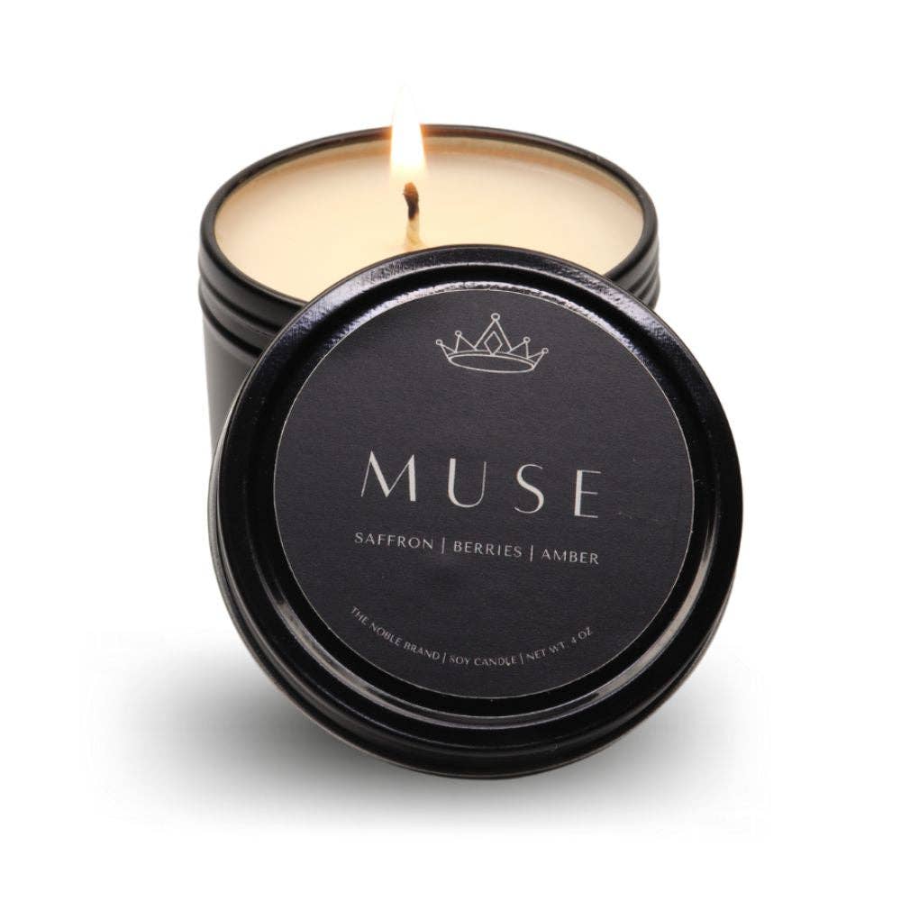 The Noble Brand - Wholesale Jar/Filled Candle - Muse Soy Candle0