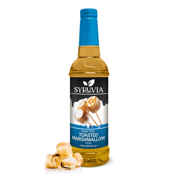 Sirop de guimauve grillée sans sucre pour la vente par Syruvia