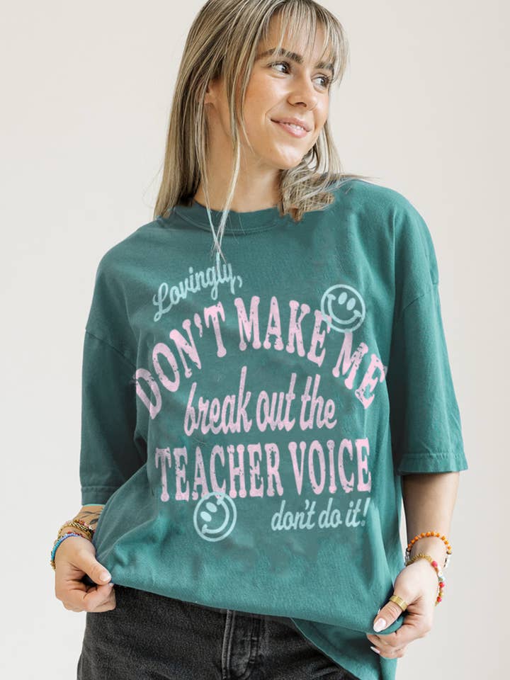 Teacher Voice Tee for wholesale by Girl Tribe Co