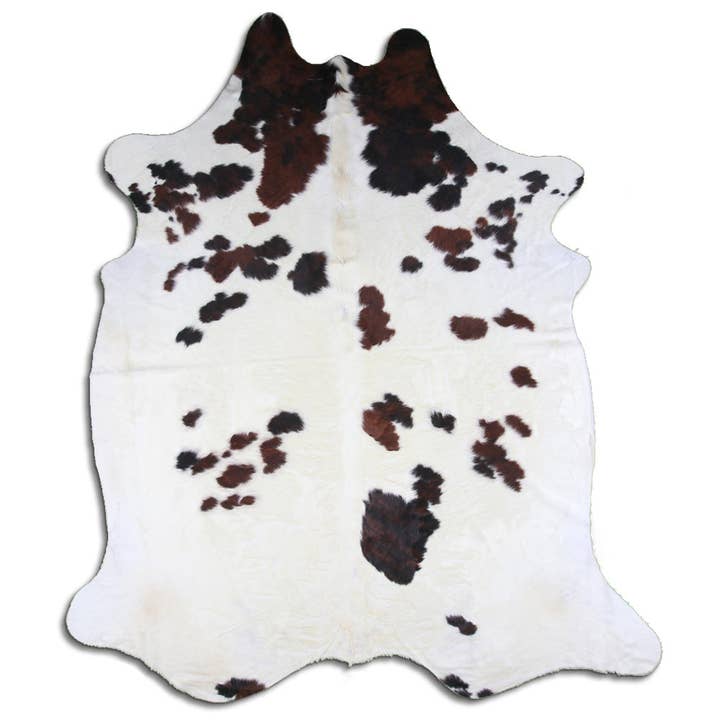 8.5 Ft X 7 Ft Genuine Brazilian Cowhide Skin Rug by Hilason | Hair-On Leather Home Décor Carpet for wholesale by HILASON