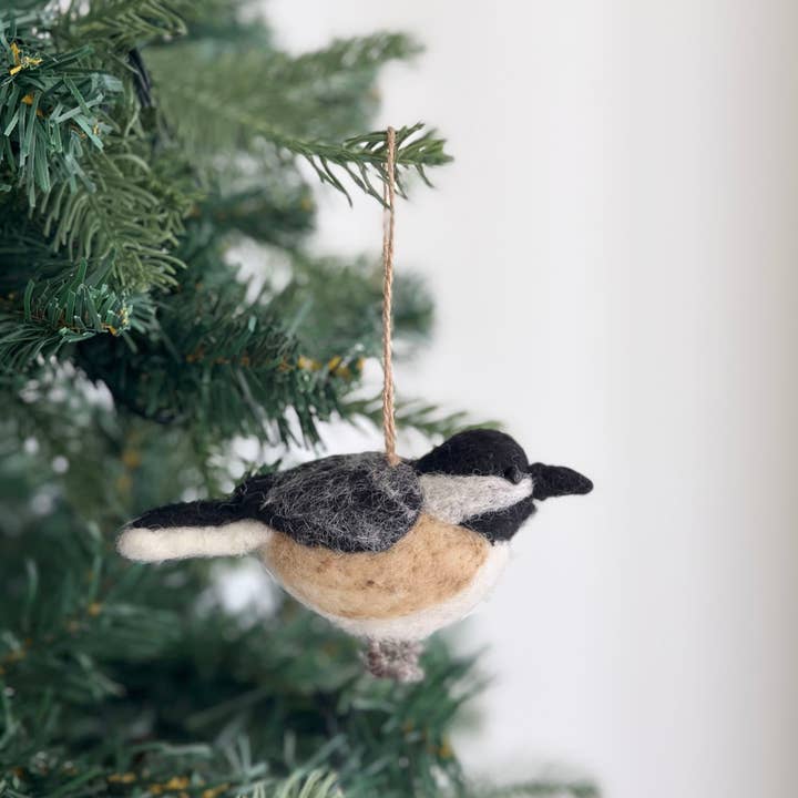 Ganapati - Wholesale Ornament Set - Felt Bird Ornaments Set of 6 - B Set