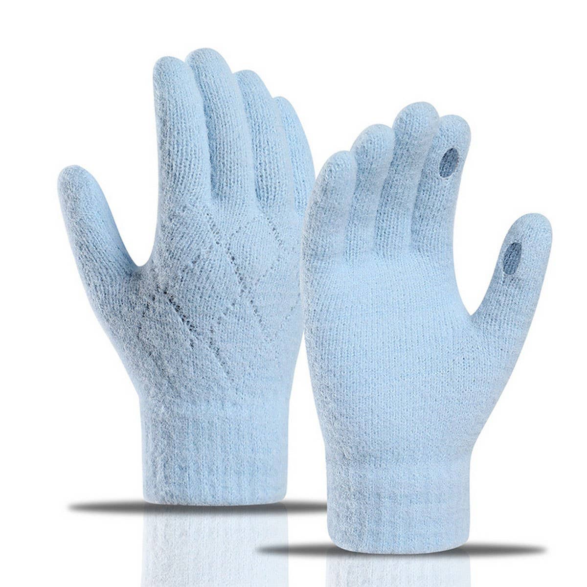 NINEXIS - Vente Gants – femme - CWAG00579_GANTS CHAUDS D'HIVER EN MAILLE POUR FEMMES AVEC ÉCRAN TACTILE5