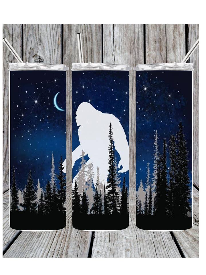 Bigfoot tumbler for wholesale by Eclectic Wallflower Boutique
