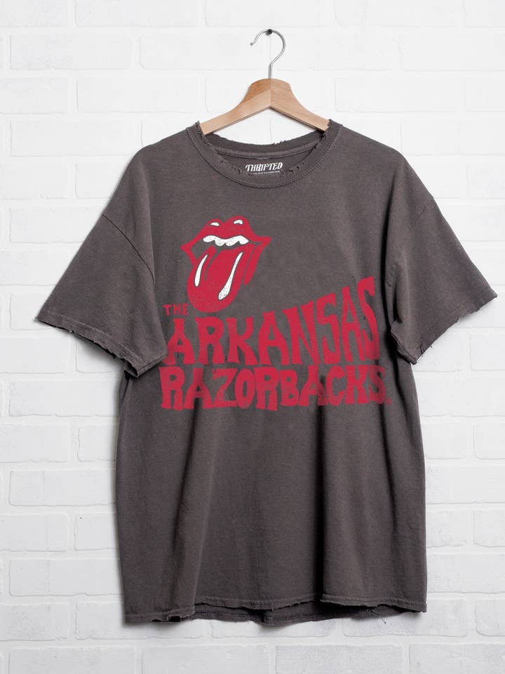 T-shirt à manches courtes Rolling Stones Razorbacks Dazed noir pour la vente par LivyLu