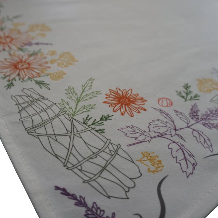 Hidden Crystal Tarot - Wholesale Tarot Cards - Kitchen Witch Herbology, Smoke Cleansing, Altar-Tarot Cloth13