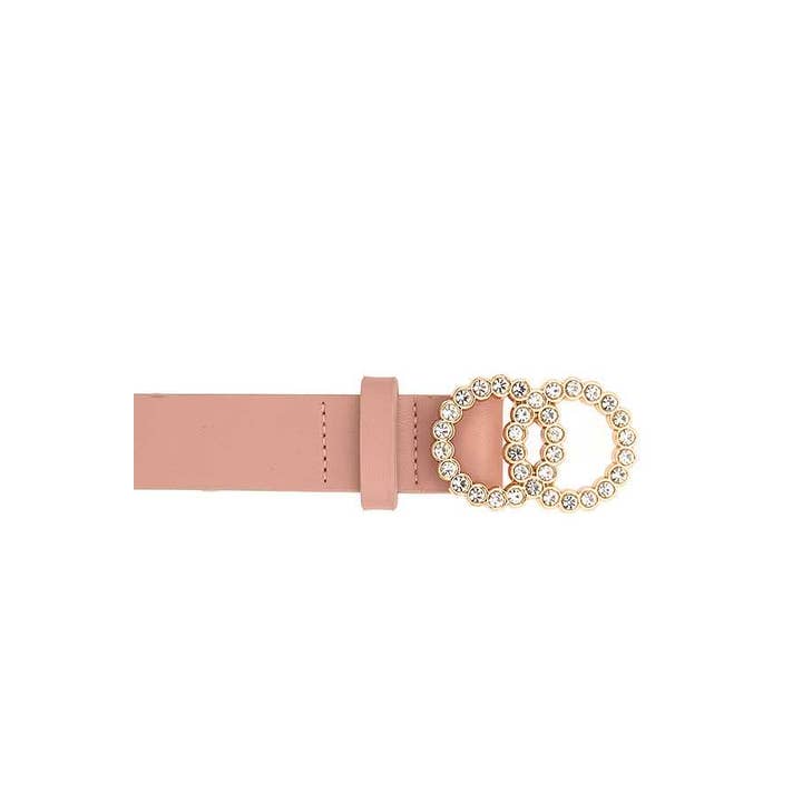 anbfashion - Vente Ceinture – femme - CEINTURE DE MODE BOUCLE INFINI PAVÉ DE STRASS 553