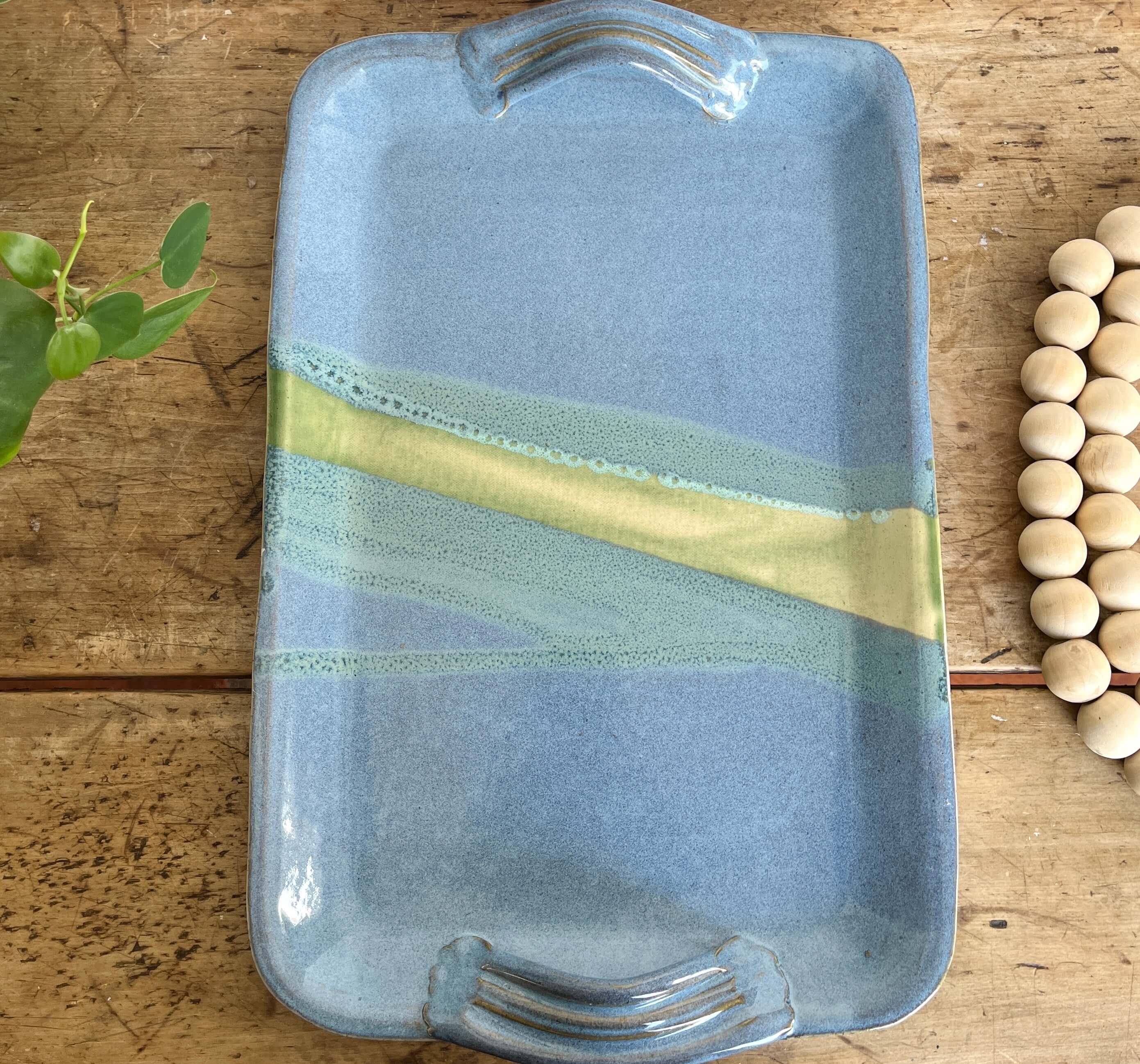 Coastal Clay Co. - Wholesale Platter - Large Serving Platter Handmade Pottery Tray10