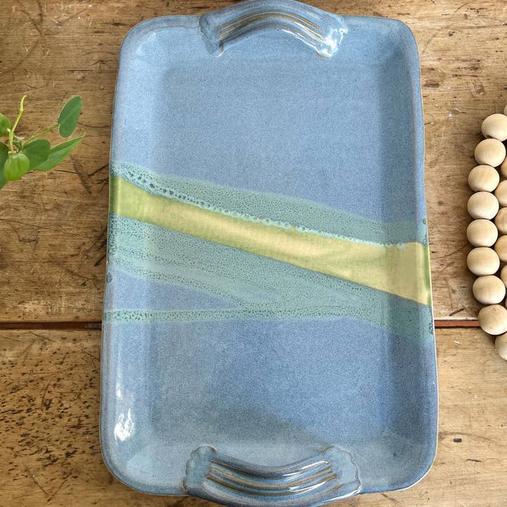 Coastal Clay Co. - Wholesale Platter - Large Serving Platter Handmade Pottery Tray10