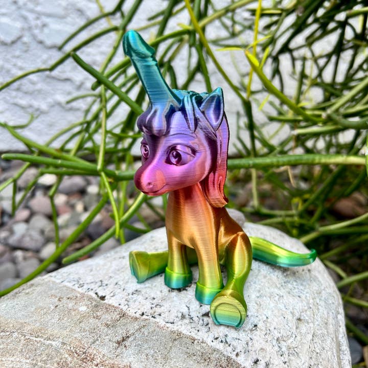 NumanPrints - Vendita all'ingrosso Regalo divertente/originale - Unicorno Adulto Dick Horn Pene Cock Dino-Dick Dickasaurus