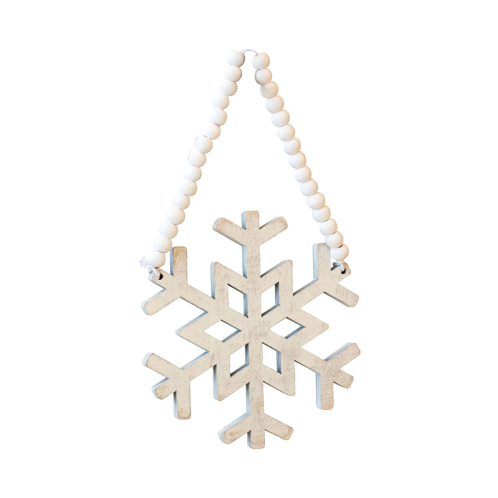 Col House Designs - Wholesale Mini Wooden Snowflake Christmas