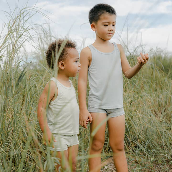 Just Peachy – wholesale Underwear – Child – 2 Pack Boxer Briefs - Blue/Blue Skylar5