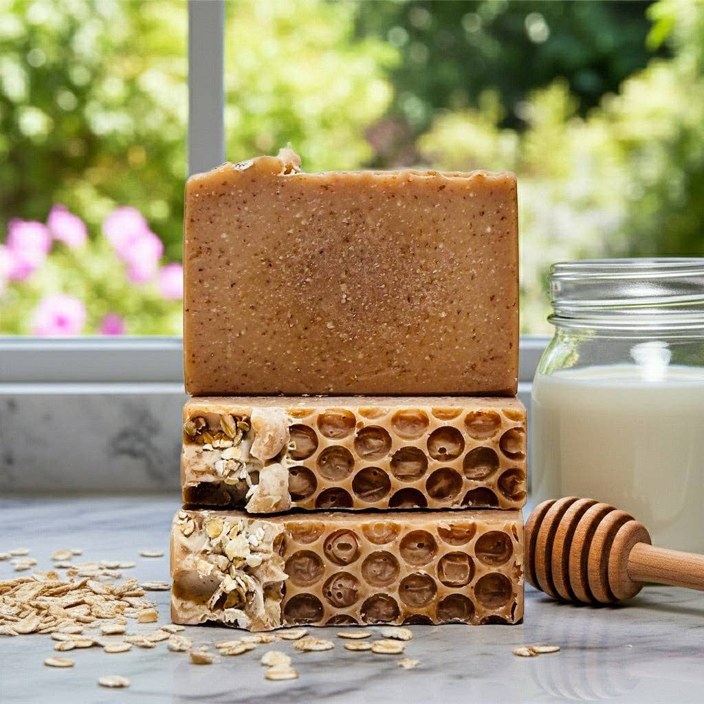 Mellow Suds - Wholesale Bar Soap - Oatmeal, Milk & Honey Soap2