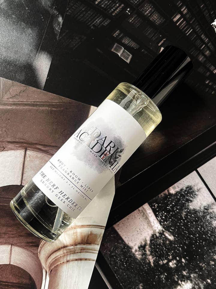 FRAGRANCE MIST | Dark Academia (3.4 fl oz) for wholesale by The Nerf Herder Co.