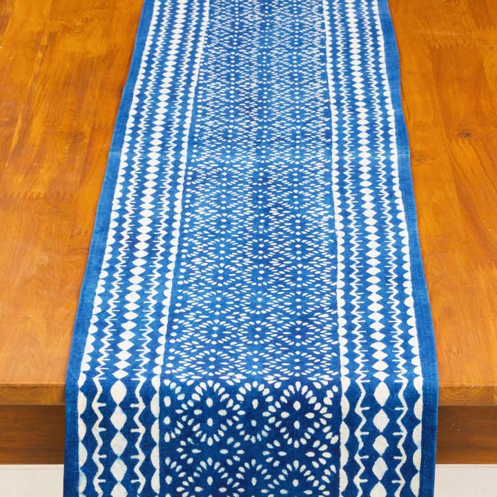 Sevya Handmade - Wholesale Table Runner - Indigo Table Runner0