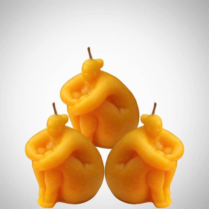 Vela Curvas de Serenidad de Cera de Abeja para venta al por mayor de Glim & Glam