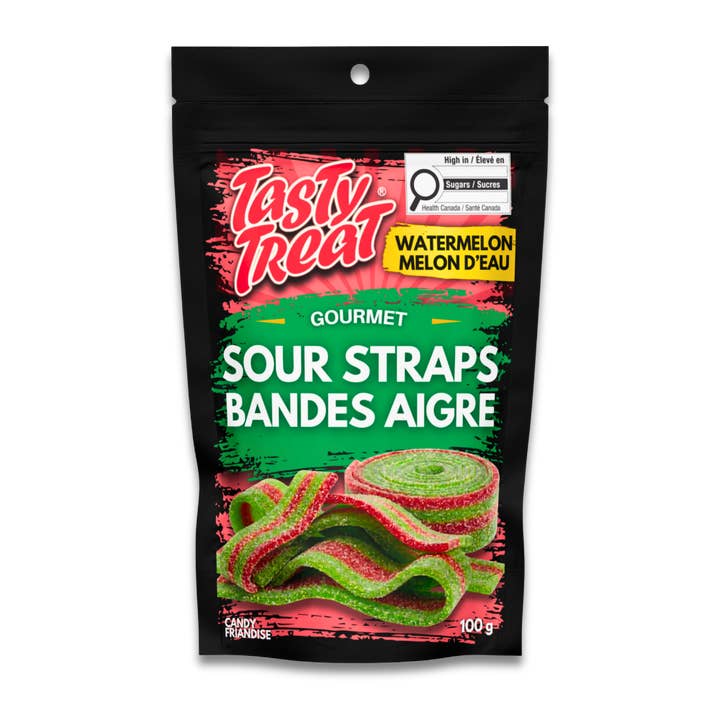 Sour Straps Watermelon 100g for wholesale by Tasty Treat