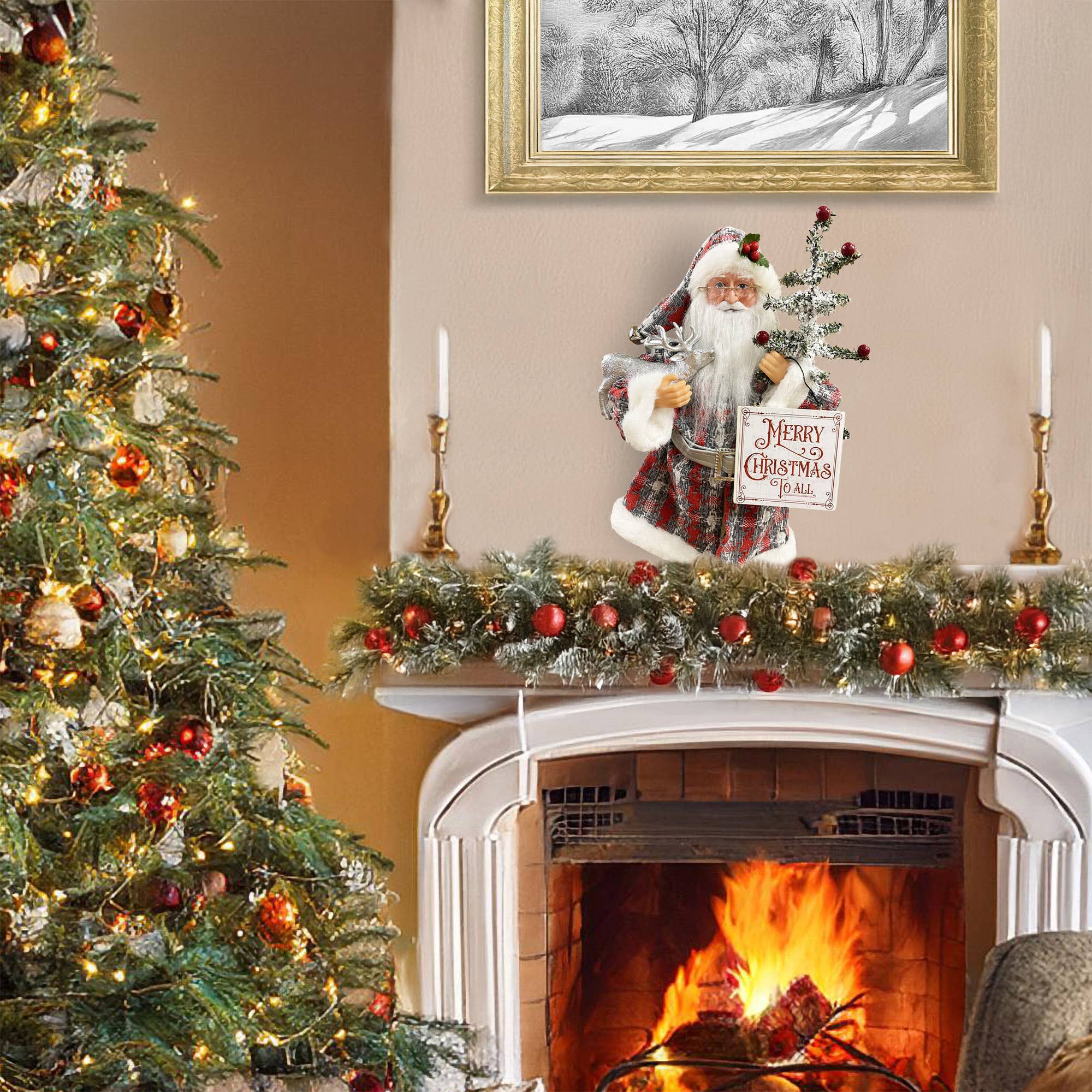 Santa’s Workshop Inc. - Wholesale Christmas Decoration - 15" Merry Xmas to All Claus4