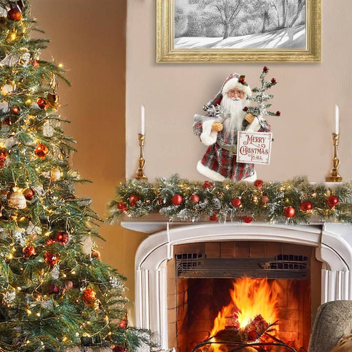Santa’s Workshop Inc. - Wholesale Christmas Decoration - 15" Merry Xmas to All Claus4