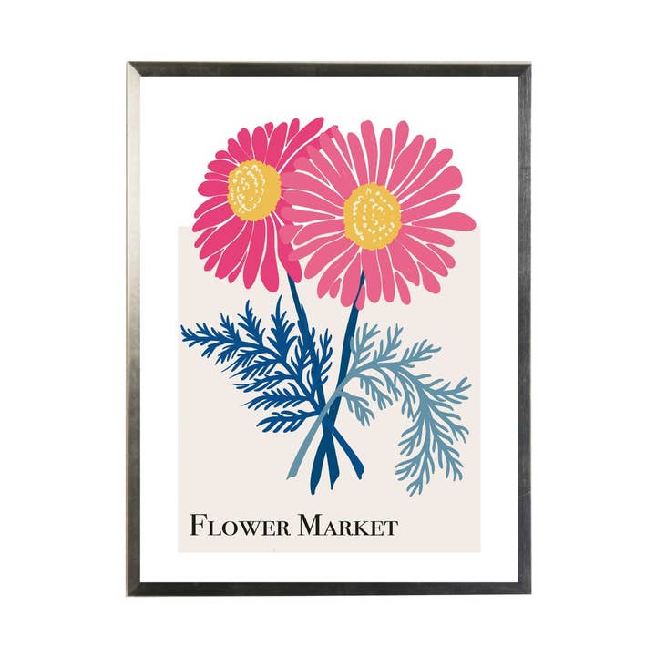 Cartaz Mercado das Flores por atacado de Antique Curiosities Inc