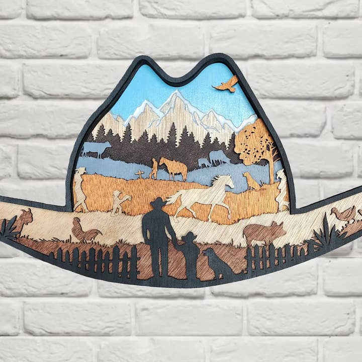 Cowboy Hat for wholesale by RJS Engraving & Design