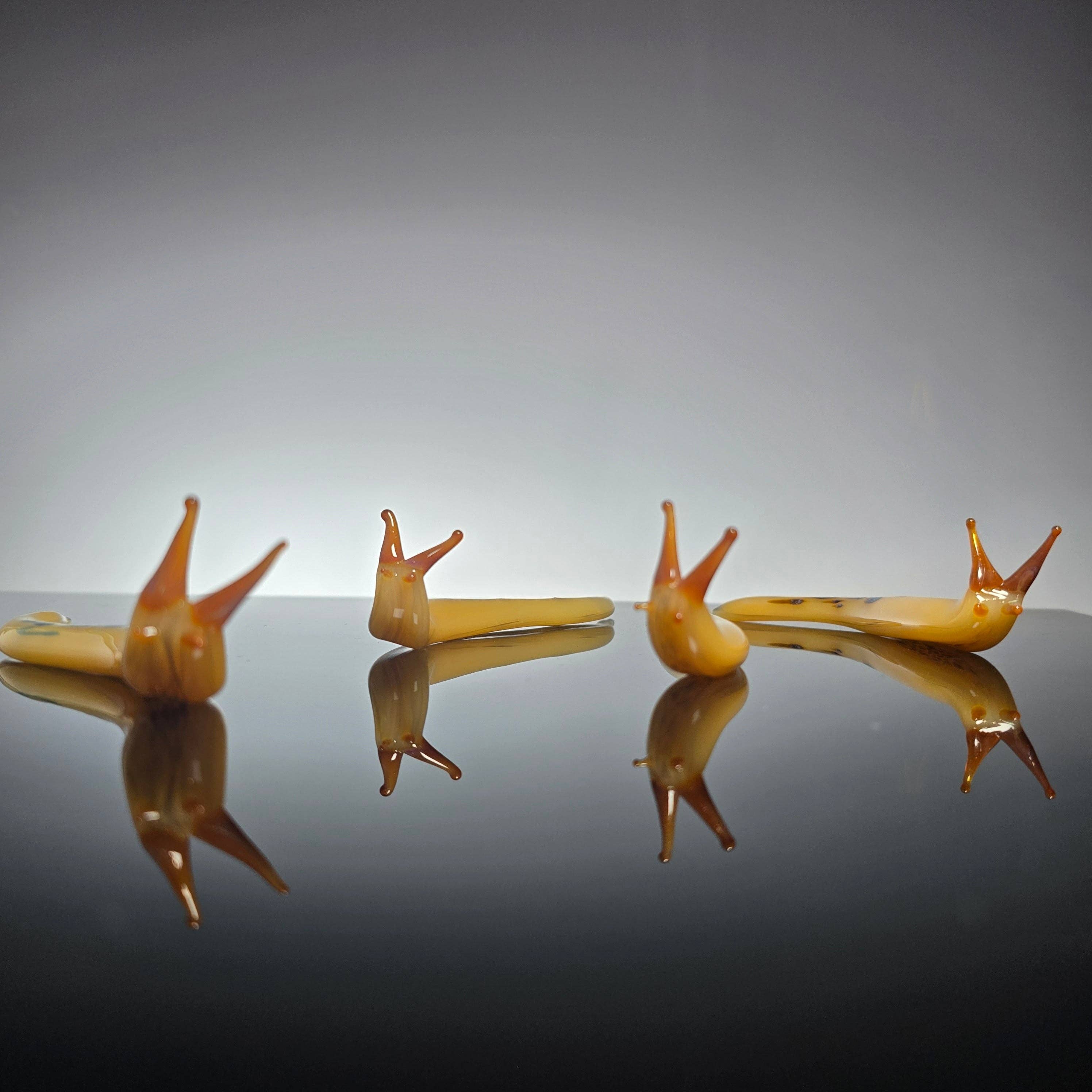 Sunshine Glass Gifts - Wholesale Decorative Figurine - Handmade Glass Banana Slug Figurine1