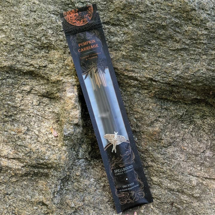 Pumpkin Carriage Incense for wholesale by Spellbound Candle Company